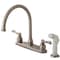 Kingston Brass KB8798NFL NuWave French Centerset Kitchen Faucet, Brushed Nickel KB8798NFL - alternate 1